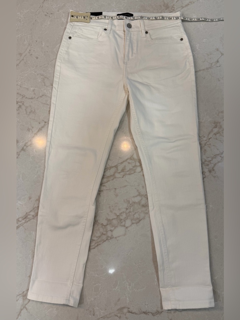 Banana Republic White Girlfriend Jean NWT